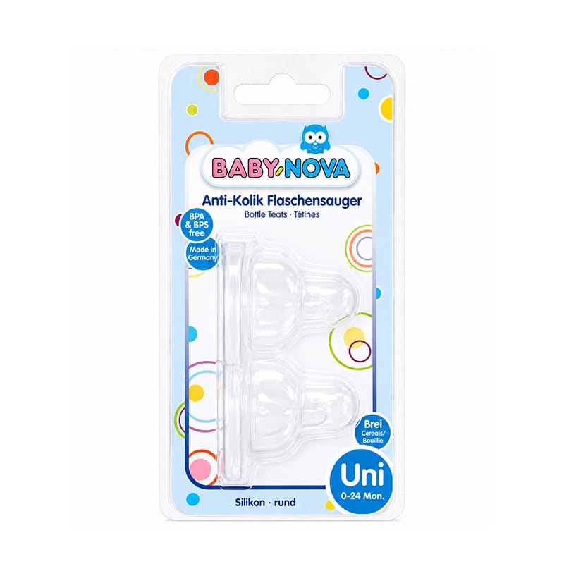 17303-7 سر شیشه باریک بیبی نوا baby nova مدل 17303 دو عددی - تصویر 1