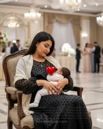 پیراهن مجلسی بارداری و شیردهی نیارا - تصویر 5