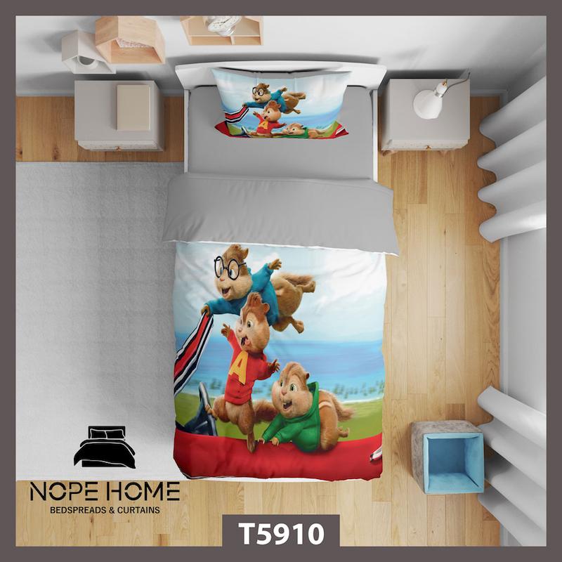 160.jpg روتختی کودک طرح آلوین و سنجاب ها مدل T5910 - تصویر 1