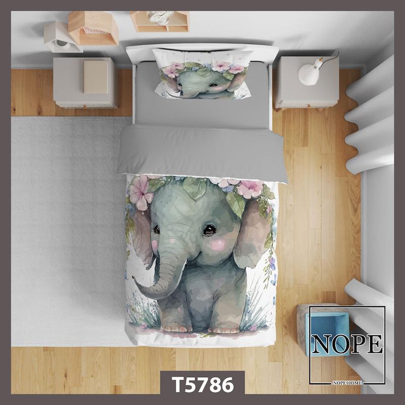 80.jpg روتختی کودک طرح فیل مدل T5786 - تصویر 1