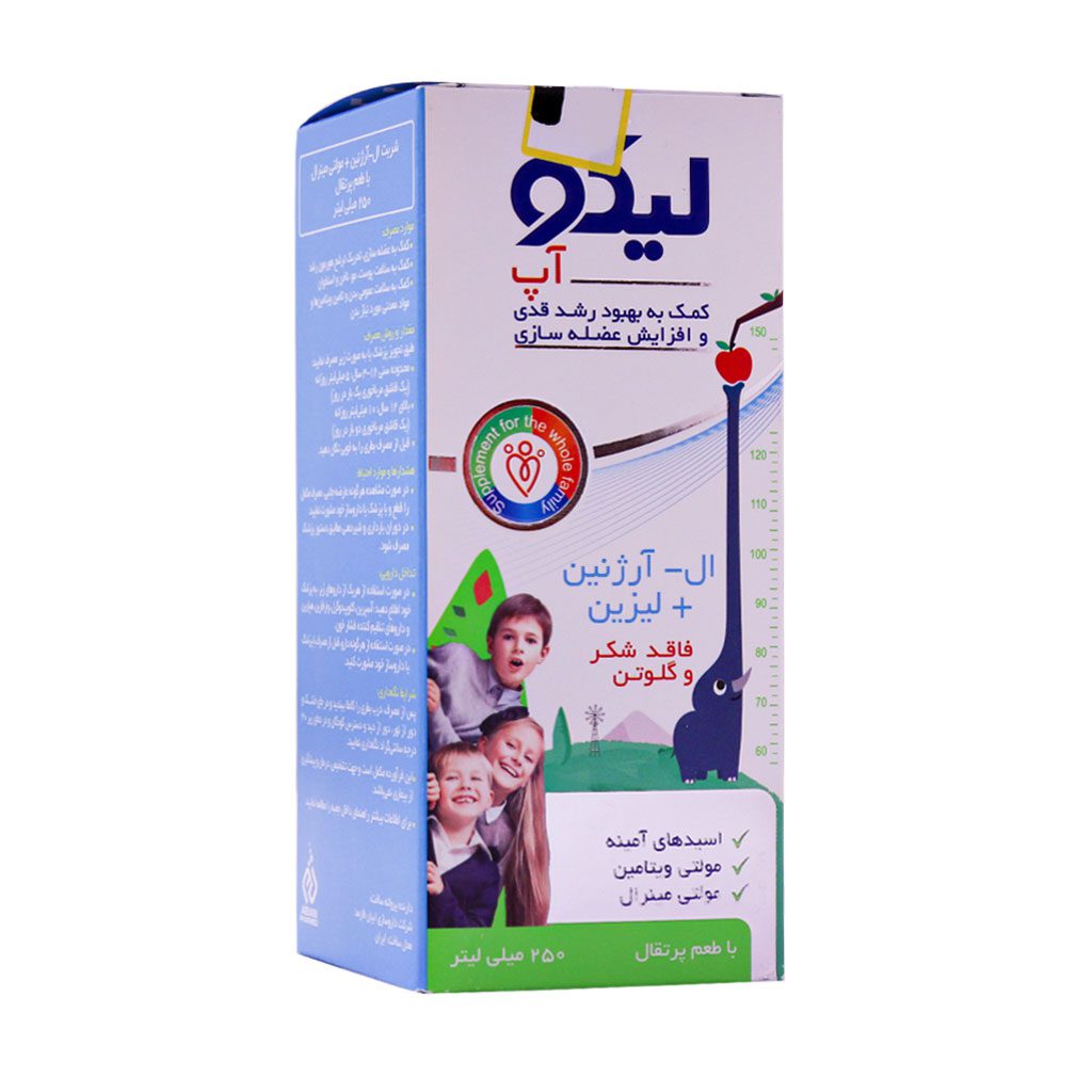 Abian-Pharmed-Liqo-Up-250-Ml.jpg شربت ال آرژنین لیکو آپ ابیان فارمد (250 میل) - تصویر 1