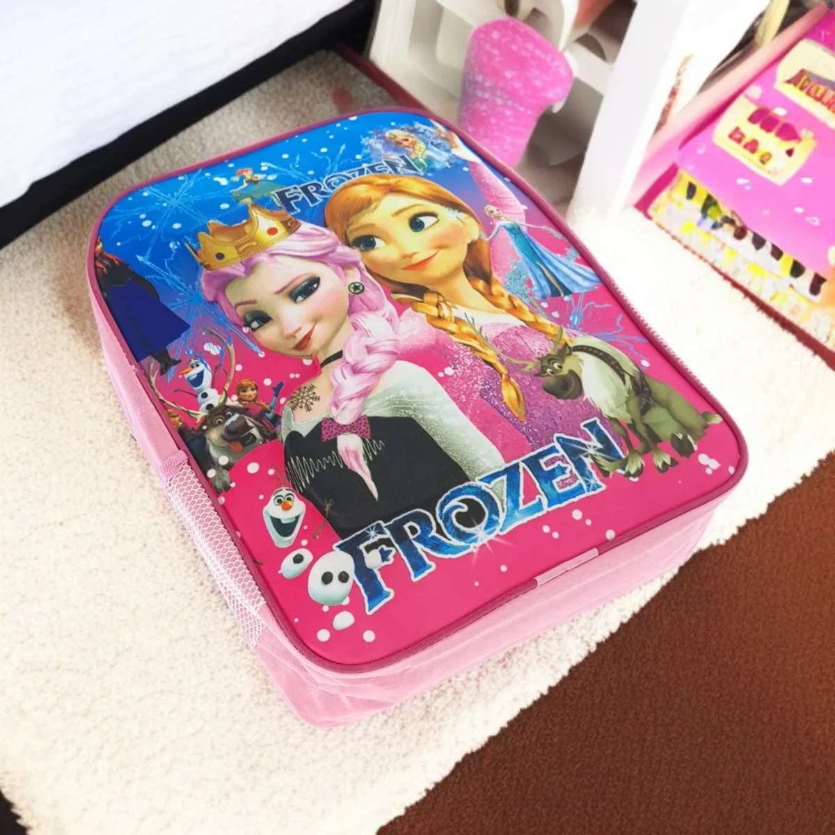کوله پشتی بچگانه طرح السا و آنا فروزن Frozen مدل (اقتصادی) کد ECO-FROZEN - تصویر 3