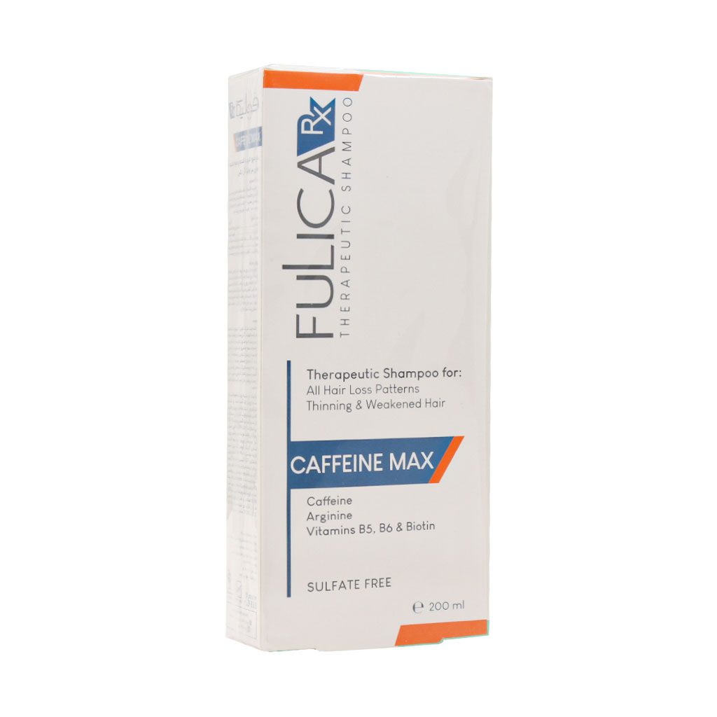Fulica-Rx-Caffeine-Max-Shampoo-200-Ml.jpg شامپو کافئین مکس فولیکا آر ایکس (200 میل) - تصویر 1