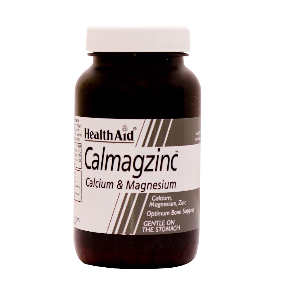 Health-Aid-Calmagzinc-1.jpg قرص کلمگزینک هلث اید(60 عدد) - تصویر 1