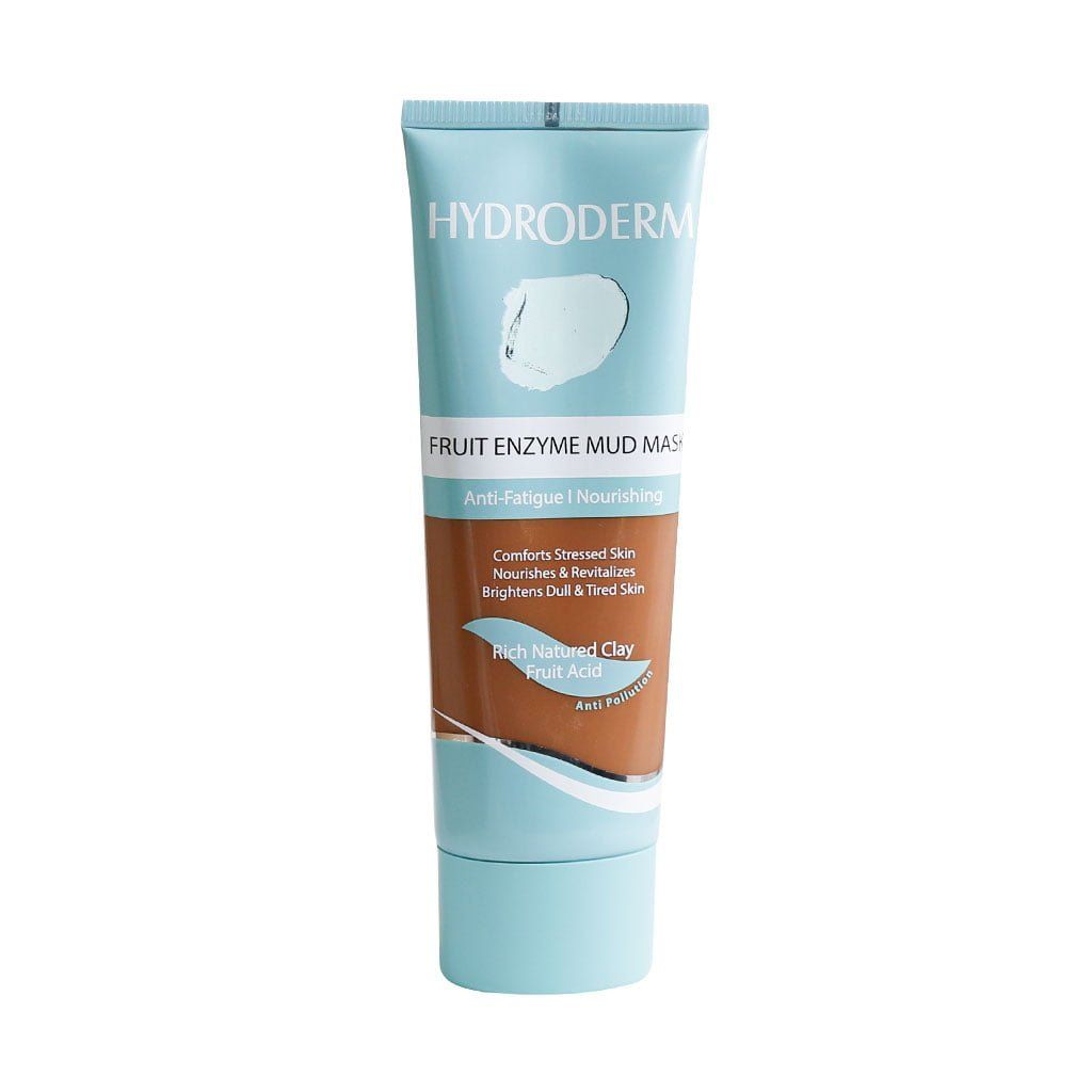 Hydroderm-Fruit-Enzyme-Mud-Mask-100-g.jpg ماسک گلی مغذی پوست هیدرودرم - تصویر 1