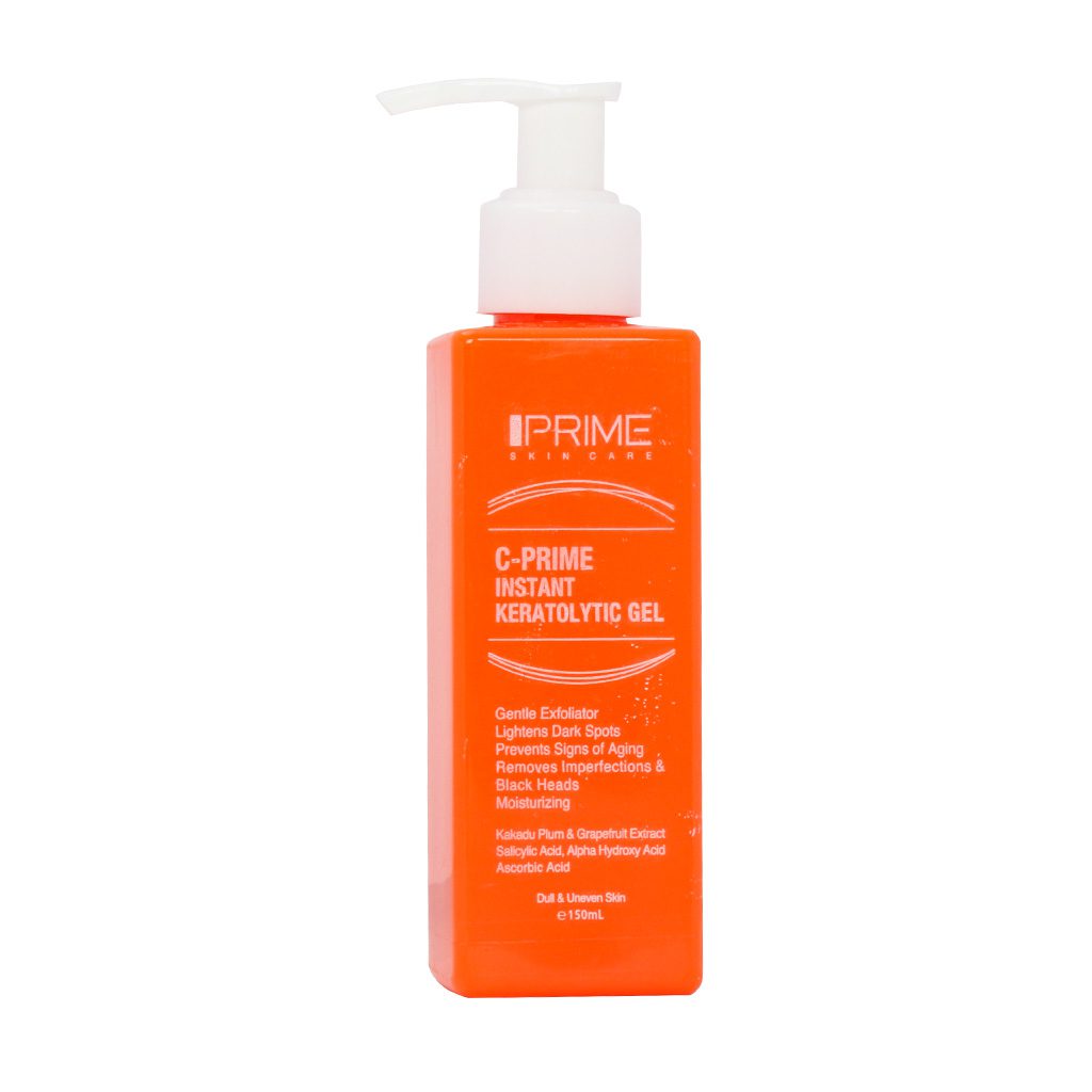 Prime-C-Instant-Keratolytic-Gel-150-ml.jpg ژل لایه بردار فوری و روشن کننده ویتامین C پریم (150 میل) - تصویر 1