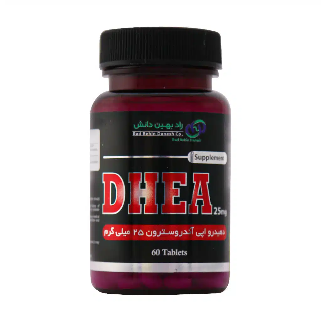 Rad-Behin-Danesh-DHEA-25-Mg-60-Tab.jpg.webp قرص دهیدرو اپی آندروسترون 25 میلی گرم راد بهین دانش (60 عدد) - تصویر 1
