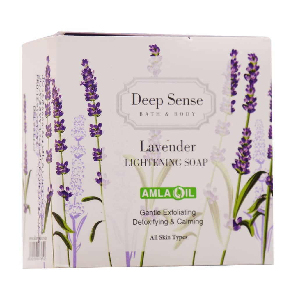 Seagull-Deep-Sense-Lavender-Lightening-Soap-75-g.jpg صابون روشن کننده لوندر دیپ سنس حاوی عصاره اسطوخودوس و روغن آملا (75 گرم) - تصویر 1