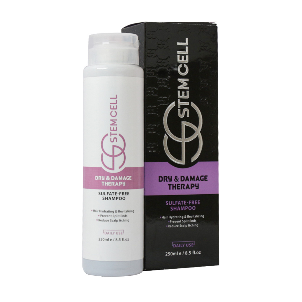 Stem-Cell-Dry-Damaged-Theraphy-Shampoo-1-202381311462190.jpg شامپو موی خشک و آسیب دیده استم سل بدون سولفات (250 میلی لیتر) - تصویر 1