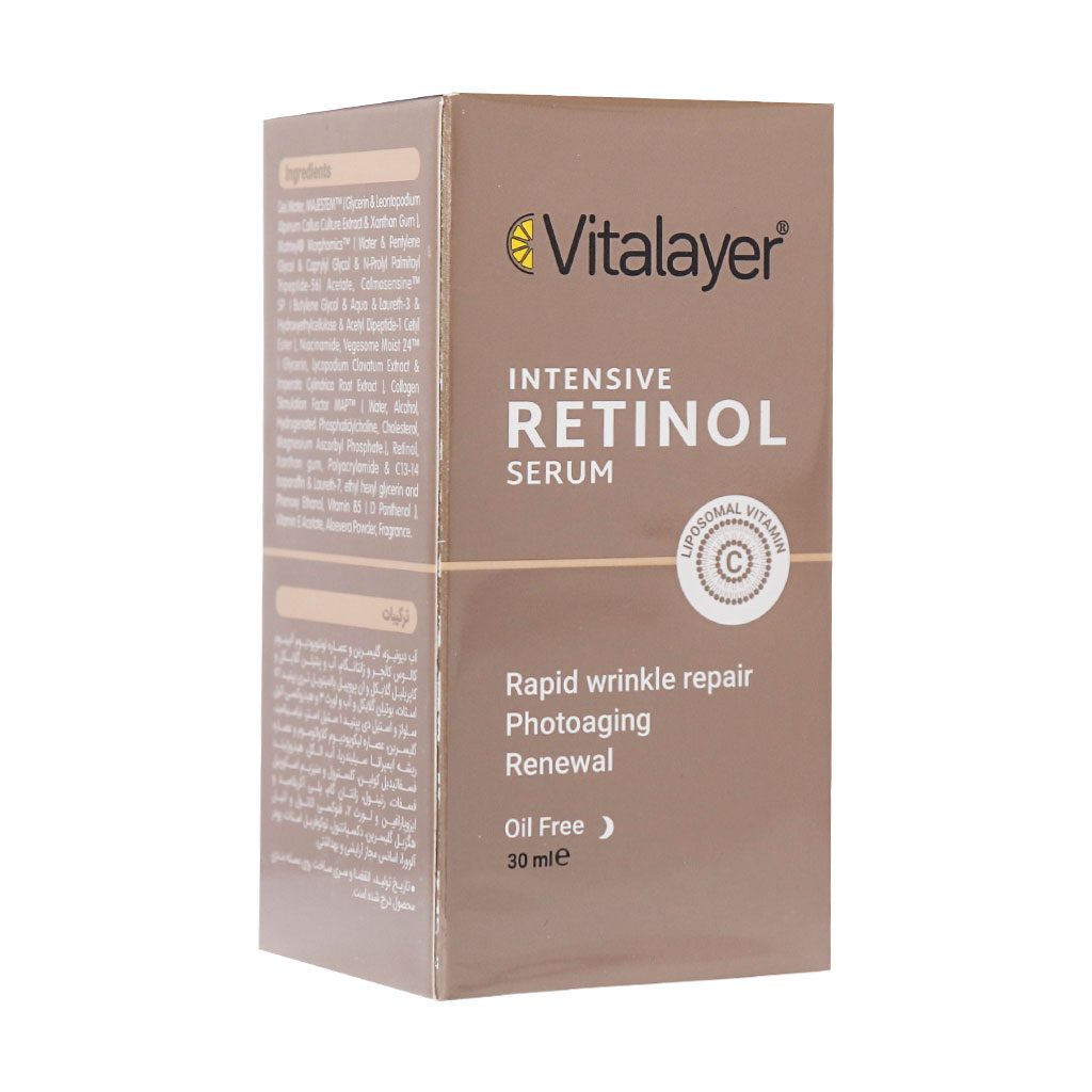 Vitalayer-Intensive-Retinol-Serum-30-1.jpg سرم ضد چروک رتینول ویتالایر (30 میل) - تصویر 1