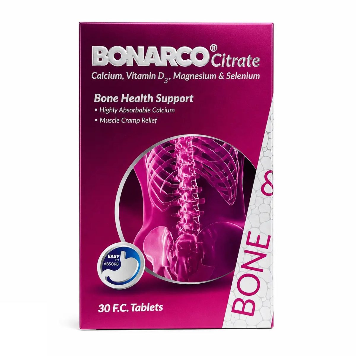 bonarco-citrate-tablets-1.jpg قرص بون آرکو سیترات عبیدی (30 عددی) - تصویر 1