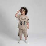 ست تیشرت و شلوارک بچگانه مدل 86 (سایز 40,45,50,55) - تصویر 4