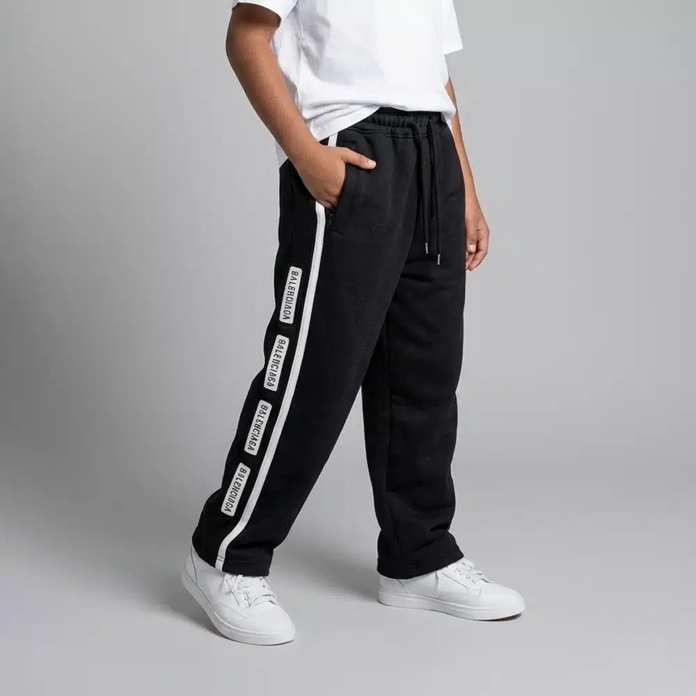 cvb36.webp شلوار اسلش بچگانه قواره بگ سایز 80 تا 90 طرح BALENCIAGA - تصویر 1
