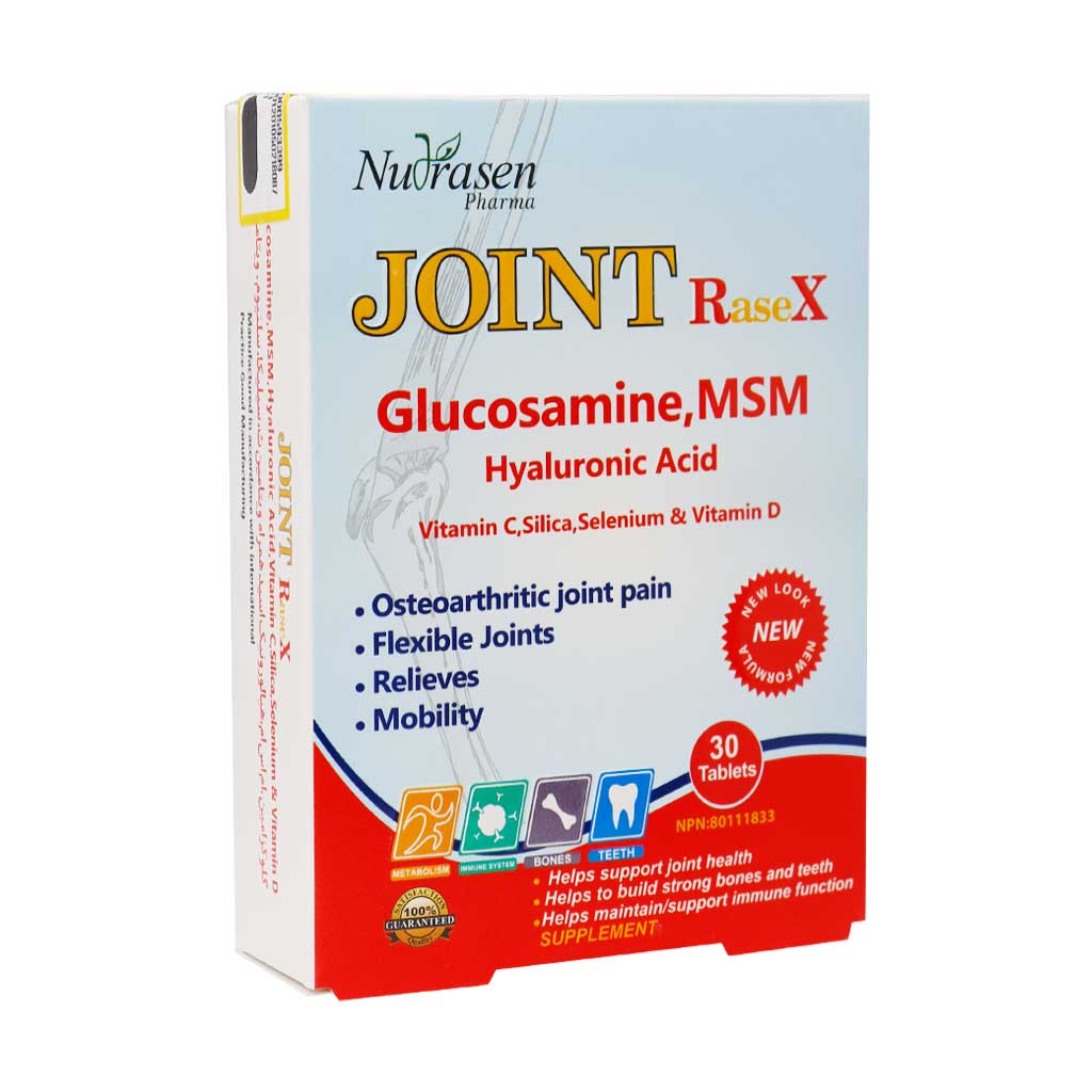 nutrasen-pharma-joint-rasex-tabs.jpg قرص جوینت ریس ایکس نوتراسن فارما (30 عدد) - تصویر 1