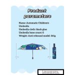 چتر بچه گانه تاشو تمام اتوماتیک طرح فضانورد - تصویر 8
