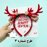 تل سر بچه گانه طرح کریسمس - تصویر 4