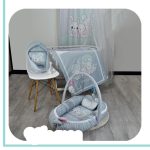 تشک گارد دار نوزادی آویز دار مخمل - تصویر 6