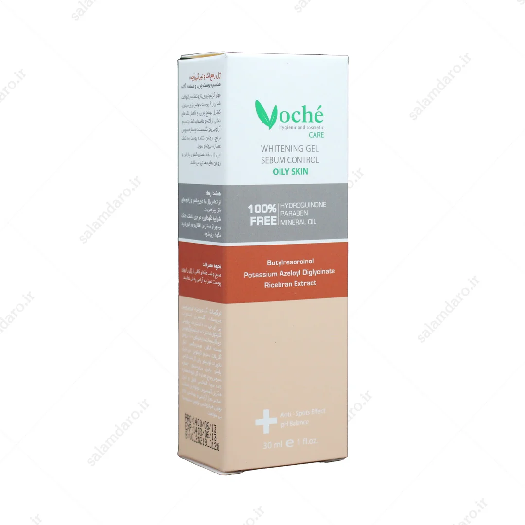 voche-whitening-gel-oily.webp ژل رفع لک و تیرگی پوست چرب و آکنه وچه (30 میلی لیتر) - تصویر 1