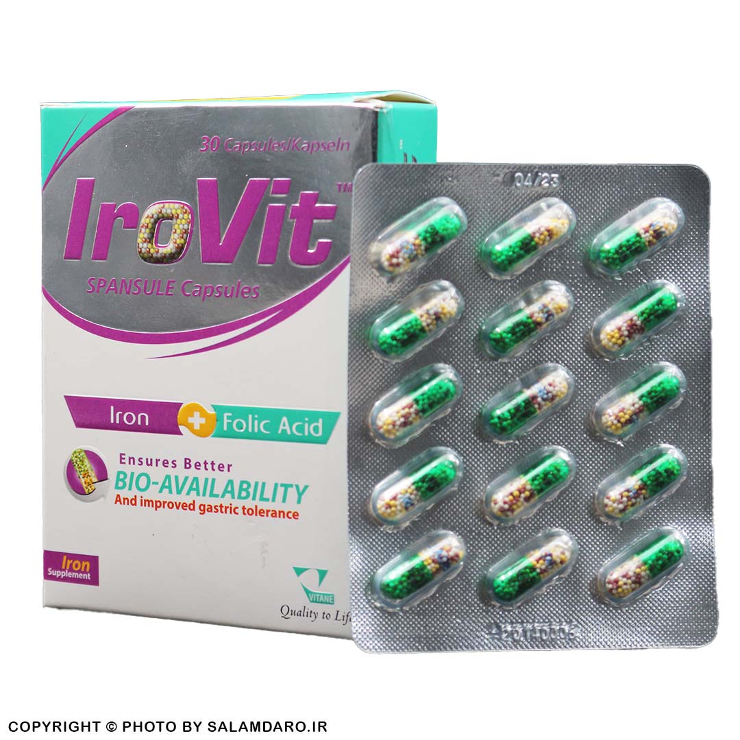 ایروویت.jpg کپسول آیرویت ویتان 30 عددی - تصویر 1