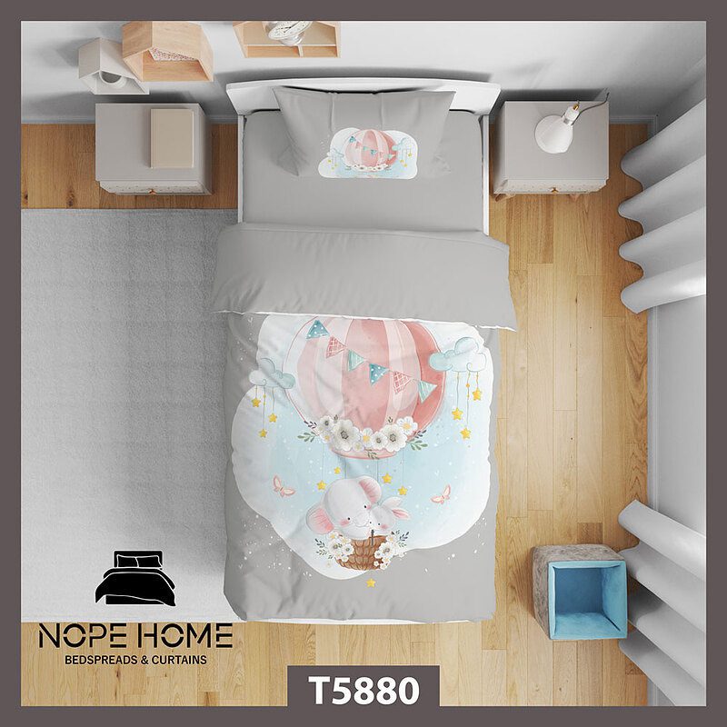 ت11.jpg روتختی کودک طرح بچگانه فانتزی کد T5880 - تصویر 1