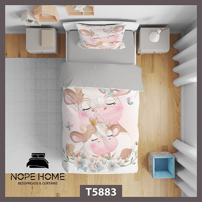 ت12.jpg روتختی کودک طرح بچگانه فانتزی کد T5883 - تصویر 1