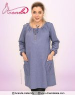 تونیک بارداری جین کاغذی خالدار - تصویر 2