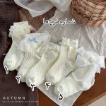 جوراب بچگانه دخترانه نیم ساق طرح Little Queen (مناسب 6 تا 8 سال) - تصویر 6