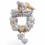 آویز تزئینی اتاق کودک طرح خرس نانان مدل Welcome کد W/Crm - تصویر 6