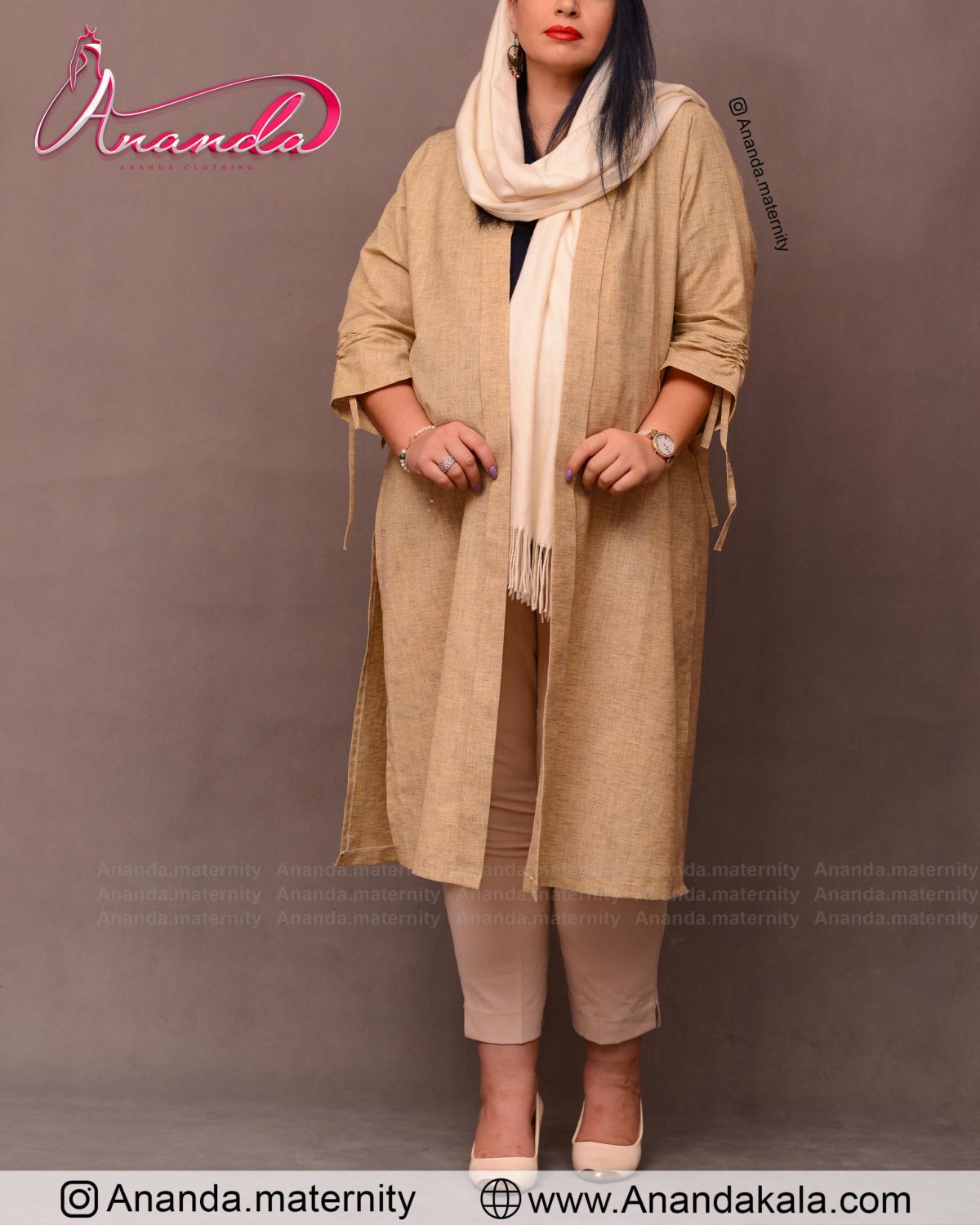 دنیز2-scaled-1.jpg مانتو بارداری و سایز بزرگ دنیز - تصویر 1