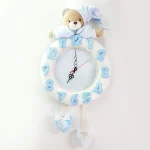 ساعت دیواری کودک مدل خرس نانان - تصویر 21