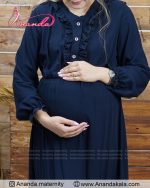 پیراهن بلند بارداری مه دخت - تصویر 4