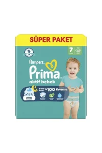پوشک سایز 7 پریما (prima) بسته 30 عددی