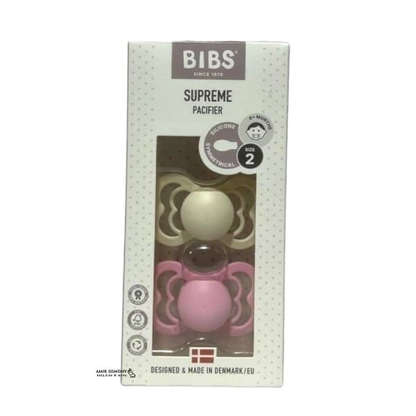 Bibes-almond-silicone-pacifier-size-2.jpg پستانک بيبس بادومی سیلیکونی BIBS سايز 2 - تصویر 1