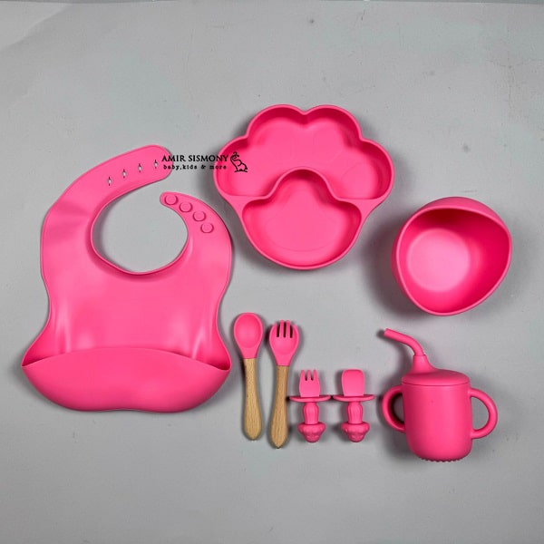 Eight-piece-silicone-dinnerware-set-1.jpg ست ظرف غذا سیلیکونی هشت تکه - تصویر 1