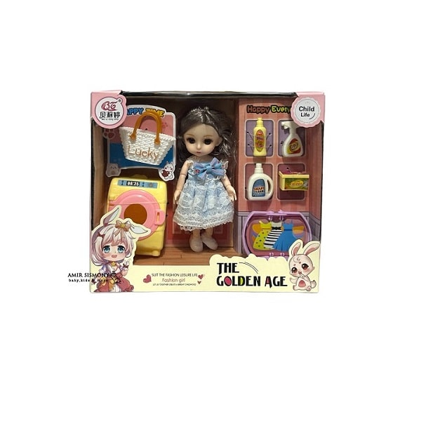 Marble-eye-doll-with-accessories-code-81006-blue.jpg عروسک چشم تیله ای با وسایل کد 81006 - تصویر 1