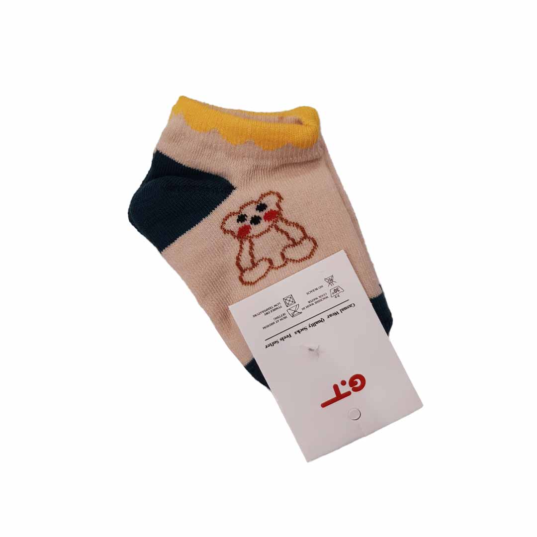2363.jpg جوراب نوزاد ساق کوتاه طرح تدی - تصویر 1