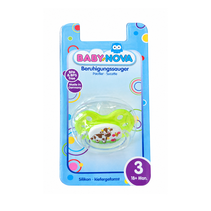 28280-13 پستانک ارتودنسی +18 ماه بیبی نوا baby nova مدل 28280 - تصویر 1