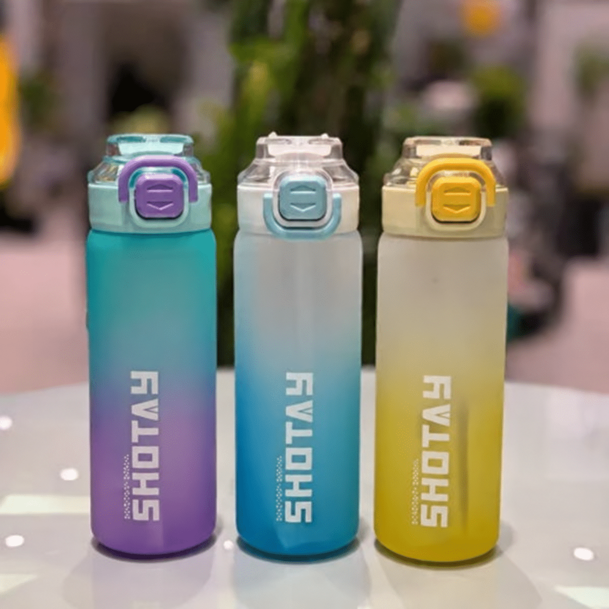 Three colorful SHOTAY bottles قمقمه شوتای 800 میل - تصویر 1