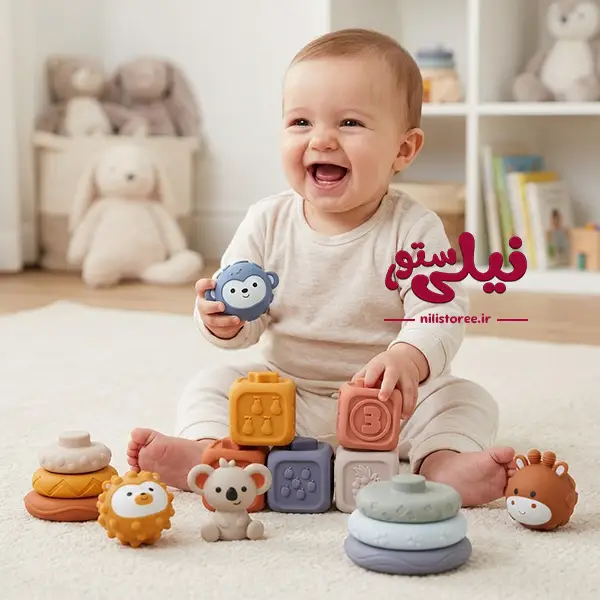 asbab-bazi-nozad-1.webp ست اسباب بازی نوزاد 16 تکه طرح کوآلا کد TT667 - تصویر 1